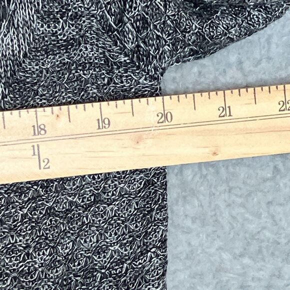 Eyeshadow Women’s Cardigan XL Long Duster Heather Gray Open Knit NWT - Picture 7 of 8